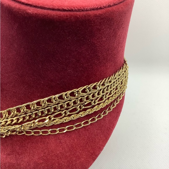 Heavy Five Strand Gold Tone Chain - Picture 2 of 3